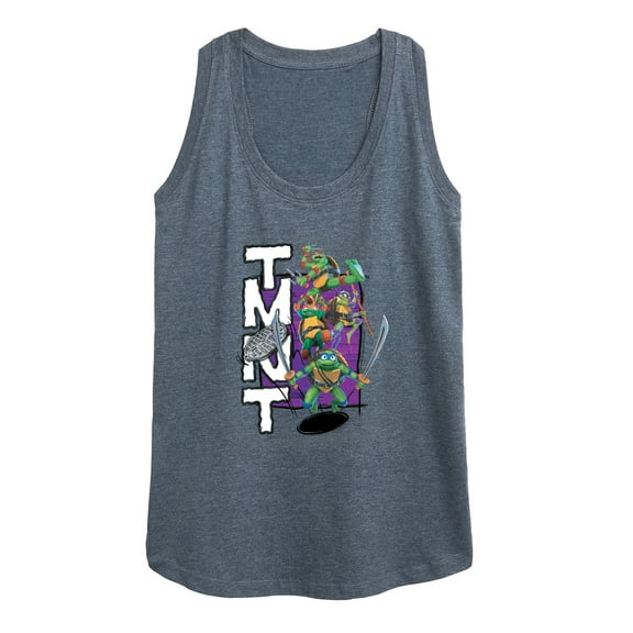 Teenage Mutant Ninja Turtles: Mutant Mayhem - Donatello, Raphael, Leonardo, & Michelangelo - Women's Racerback Tank Top