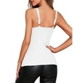 thumbnail image 3 of ANFERRY Womens Tank Top with Shelf Bra Basic Cotton Adjustable Straps Camisoles, 3 of 7