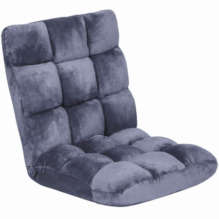Best Choice Products 14-Position Memory Foam Cushioned Floor Gaming Chair - Lilac (Best Gaming Seat 2019)