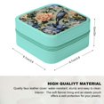 thumbnail image 2 of Creowell Flower Bird Rococo Jewelry Box for Necklaces Rings Earrings Green, 2 of 5