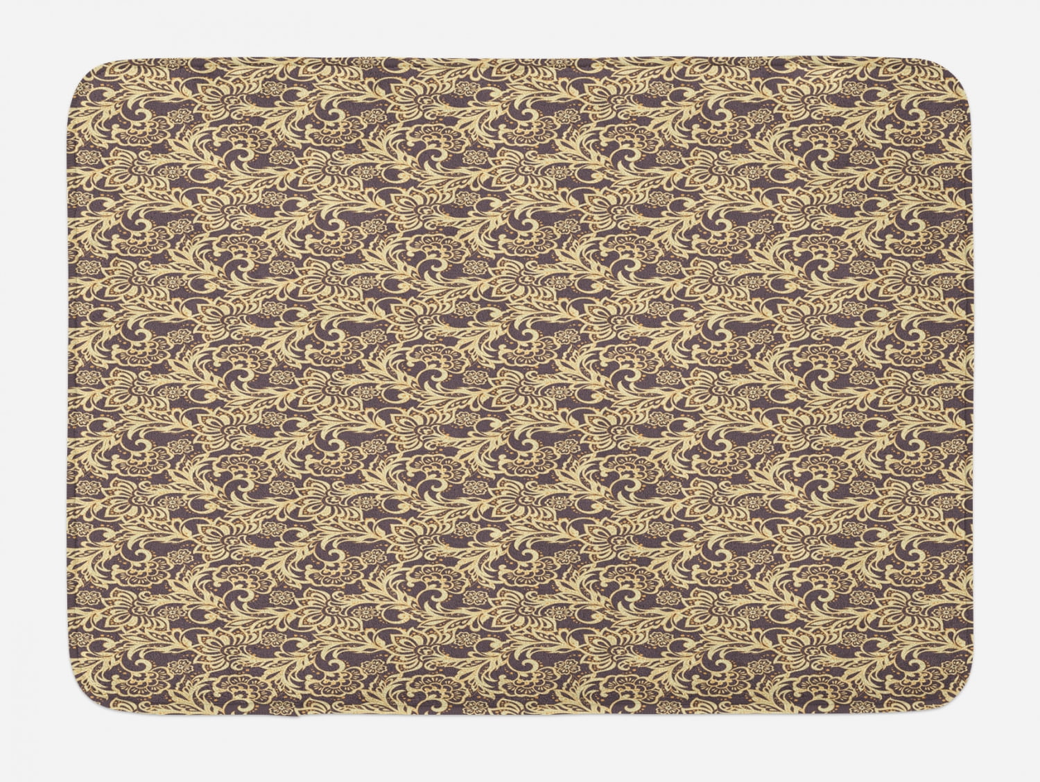 The snakeskin Absorbent Soft Flannel Bathroom Floor Shower Mat Rug Non-slip Gold 