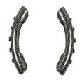 thumbnail image 1 of Funda de ABS para volante de coche, funda protectora silenciosa para la mayoría de vehículos y camiones. grano de fibra de carbono, 1 of 9