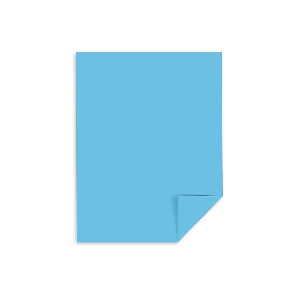 Astrobrights Cardstock Paper 65 lbs 8.5" x 11" Lunar Blue 477581
