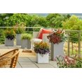 thumbnail image 3 of Lechuza 13700 Canto Color 30 Square Self-Watering Garden Planter, Stone Gray, 3 of 6