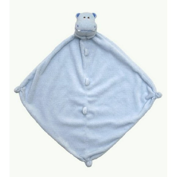 Angel Dear Mini Baby Blanket Blue Hippo
