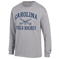 thumbnail image 2 of Men's-Champion Gray North Carolina Tar Heels Field Hockey Icon Long Sleeve T-Shirt, 2 of 3