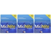 3 Pack Midnite Sleep Aid 30 Chewable Tablets Ea = 90 Tablets