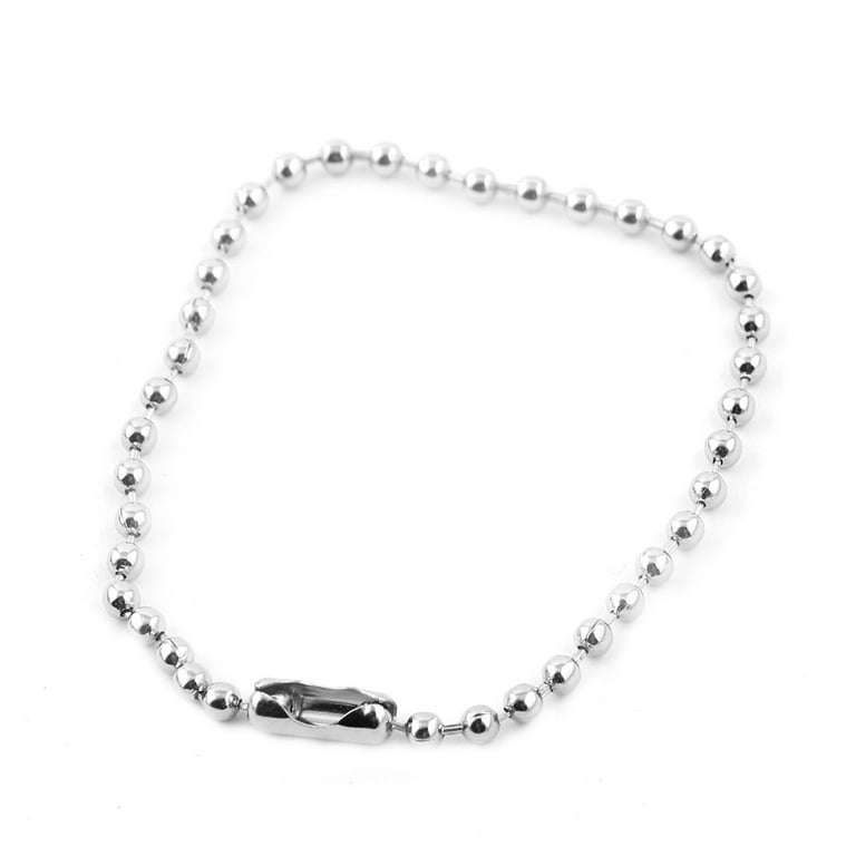 50pcs Stainless Steel Connector Clasp For Ball Chain Calotte End Crimps