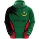 thumbnail image 4 of Sudadera con capucha con estampado de la bandera de Mauritania y el emblema nacional de MR para hombre, ropa informal, sudadera deportiva para niño y niña, 4 of 5