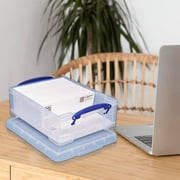 Really Useful Box 8.1L Storage Container w/Snap Lid & Clip Lock Handles