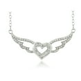 thumbnail image 2 of 1/10 Ct Diamond Heart Angel Wings Necklace, 2 of 3