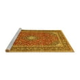 thumbnail image 2 of Ahgly Company Machine Washable Indoor Rectangle Persian Yellow Traditional Area Rugs, 2' x 5', 2 of 4