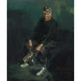 thumbnail image 3 of George Luks 20x23 Black Modern Framed Museum Art Print Titled - The Fire Boss (1925), 3 of 5