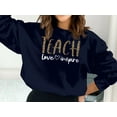 thumbnail image 2 of Women's Teacher Love Inspire Leopard Print, 2 of 11