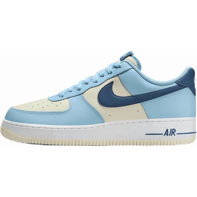 Nike Chaussures de Course Bleues pour Hommes Air Force 1 Pieds07