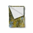 thumbnail image 2 of Nature Soft Flannel Fleece Throw Blanket, Small Boat Under Tree by the Lake North Island New Zealand Picturesque View, Cozy Plush for Indoor and Outdoor Use, 50" x 70", Olive Green Blue, by Ambesonne, 2 of 6