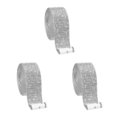 thumbnail image 1 of kurtrusly Sticker Strass Cristal Élégant DIY Sticker Argent 1.8cm 1.4cm 1.8cm 2.7cm 3Set, 1 of 6