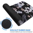 thumbnail image 6 of Long Mouse Pads for Desk,Pioneer Flower Floral Print Pattern Desk Mats on Top Of Desks, Desk Mouse Pad Extra Large with 3mm Non-Slip Base and Stitched Edge for Gaming,Office,Work,Home 35.4"x15.7", 6 of 6