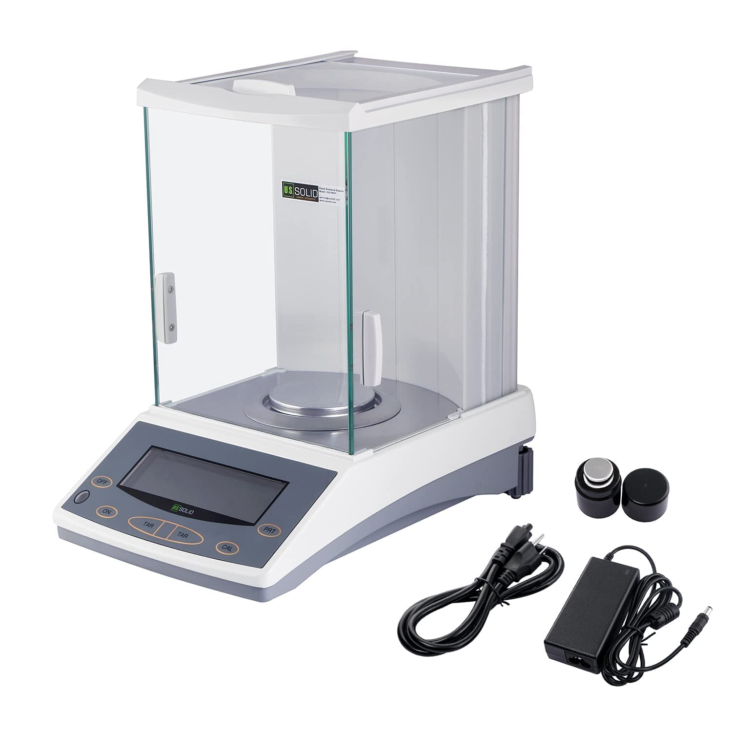 U.S. Solid 110 x 0.0001g Analytical Balance - Density and Dynamic Weighing, 0.1 mg Lab Balance Digital Precision Scale