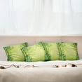 thumbnail image 3 of Ambesonne Asian Themed Throw Pillow Cover 4 Pack, Chinese Fengshui View, 16", Green, 3 of 6