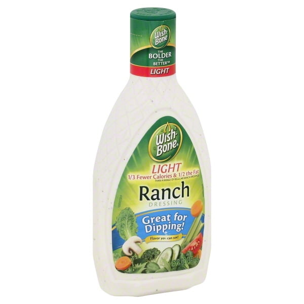 WishBone Light Ranch Salad Dressing 16 fl. oz. Bottle