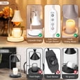 thumbnail image 3 of Candle Warmer Lamp with Timer, Candle Wax Warmer Flower Lamp, Dimmable Desk Lamp for Bedroom, Mothers Day Gifts for Mom, Home Fragrance Accessories for Dorm Room House Warming Gifts New Home, 3 of 7