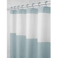 thumbnail image 2 of Zenna Home Smart Curtain Hendrix View Fabric Shower Curtain with Attached Roller Glide Hooks, 2 of 5