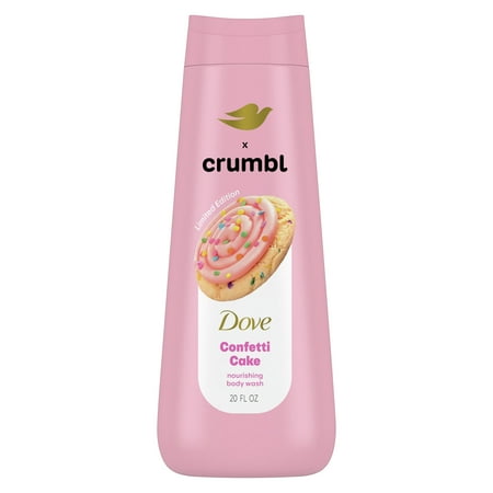 Dove Crumbl Moisturizing Liquid Body Wash Confetti Cake, 20 oz