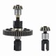 thumbnail image 1 of 2Pcs Metal Front and Rear Drive Gear Set EA1056 EA1058 for JLB Racing CHEETAH 11101 21101 J3 1/10 RC, 1 of 5