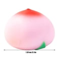 thumbnail image 2 of 1PC Slow Rising Stress Reliefinging Toys Realistic Peach ShapedFruit SqueezeBalls Soft FidgetDough for Relaxing Decorations Decompression Gift for Adults and Teens, 2 of 5