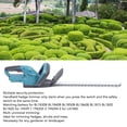 thumbnail image 3 of Electric Hedge Machine, Easy To Use Multifunctional Multi Protections Cordless Hedge Trimmer 21inch Dual Action Blades  for Landscape Designer for BL1830B, 3 of 7