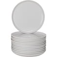 thumbnail image 2 of 10 Strawberry Street Double Line Catering Pack, Set of 12 White Salad Plates 8.25", 2 of 5