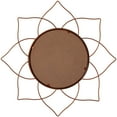 thumbnail image 6 of Uniquewise Decorative 12.25-inch Flower Shape Rose Gold Metal Frame Mirror - Perfect for Living Room, Bedroom, Bathroom Vanity, Entryway, or Hallway, Adding Elegance and Charm to Your Space, 6 of 7