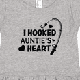 thumbnail image 4 of Inktastic I Hooked Auntie's Heart with Fishing Rod Girls Toddler Dress, 4 of 5