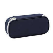 Btomtd Multi Compartment Pencil Pouches Oxford Fabric Pencil Cases for Students Large Capacity Pencil Bag, Navy
