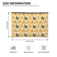 thumbnail image 4 of Fotbe Funny Chicken Reusable Cosmetic Bag Makeup Bag for Women Large Travel Cosmetic Pouch Girls' Make Up Organizer, 4 of 8