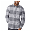 Ben Sherman Men's Long-Sleeve Single Chest Pocket Stretch Woven Shirt XL/Grey
