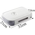 thumbnail image 2 of Caja de huevos, bandejas de plástico para almacenamiento de huevos, caja de almacenamiento de cajones resistente al polvo adaptada a neveras de cocina de pícnic esquí esquí Gafas de esquí, 2 of 5