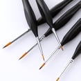 thumbnail image 4 of Paintbrush,6pcs Professional Fine Paintbrush Oil Watercolor Set 6pcs Professional Model Paint Brush Detail Paint Brushes Set Professional Fine Brushes Watercolor Nail Craft Detail Paint Brushes Roc, 4 of 6