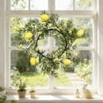 thumbnail image 1 of Easter Egg-shaped Rattan Wreath Decoration And Easter Party Garland And Holiday Decoration, 1 of 6