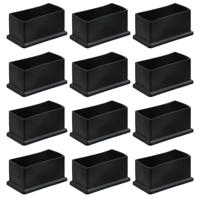 Cubiertas para patas de muebles Geesatis 5 x 2,5 cm de goma, 12 piezas