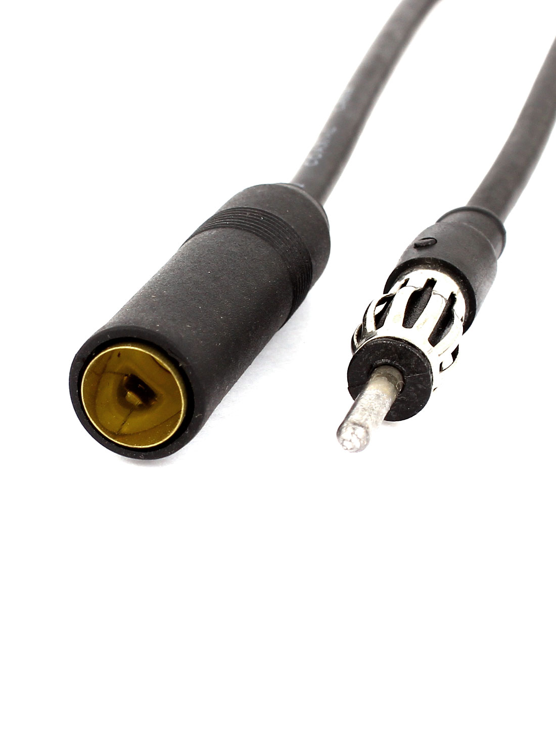 Car 1.5M Long Black Stereo FM Radio Antenna Extension Cable 2