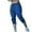 Blue, variant on Mans Capris Jogger Pants Solid-Color Casual Pocket Drawstring Sports Shorts Pants Beige
