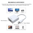 thumbnail image 2 of Bonrich USB 3.1 Type C To VGA Cable Adapter Type-C VGA Converter Connector For Apple Macbook Chromebook Pixel Lumia, 2 of 4