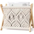 thumbnail image 1 of Revistero de macramé JAMW bohemio Sencillez 11.22 largo x 7.5 ancho x 10 alto, 1 of 5