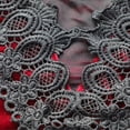 thumbnail image 4 of Gothic Velvet Dress Medieval Costume for Women Retro Halloween Party Outfit Spooky Stage Performance Apparel Vintage Gown for Events Red, 4 of 7