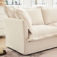 thumbnail image 4 of Cream Armchair - Vacuum - Packed Cushions (48h Recovery) - Guest Room - Comfort for Guests, 4 of 6