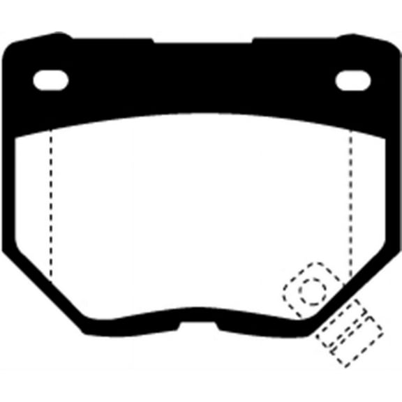 UD461/ EBC OE Brake Pads Fits select: 2001-2007 SUBARU IMPREZA, 1989-1996 NISSAN 300ZX
