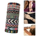 thumbnail image 2 of 10Pcs Bohemian Bracelet Colorful Woven Friendship Wristchain for Everyday Wear, 2 of 21