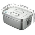 thumbnail image 2 of 304 Stainless Steel Double Layer Lunch Box 1.5L - Portable Meal Container for Students & Workers, Ideal for Picnics, Camping and Office Use, Leak-Proof Design, 2 of 3